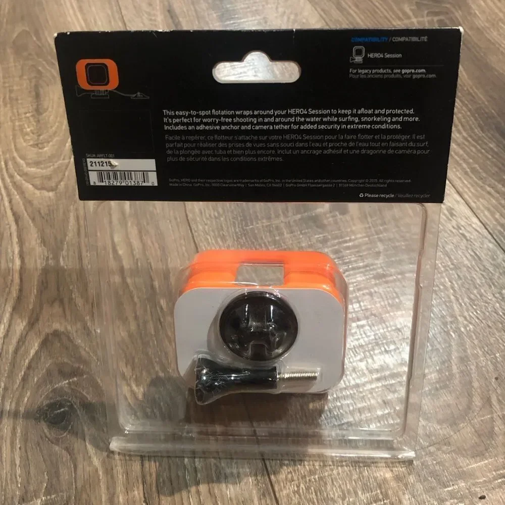 NEW GoPro Orange Floaty Mount for HERO4/Session